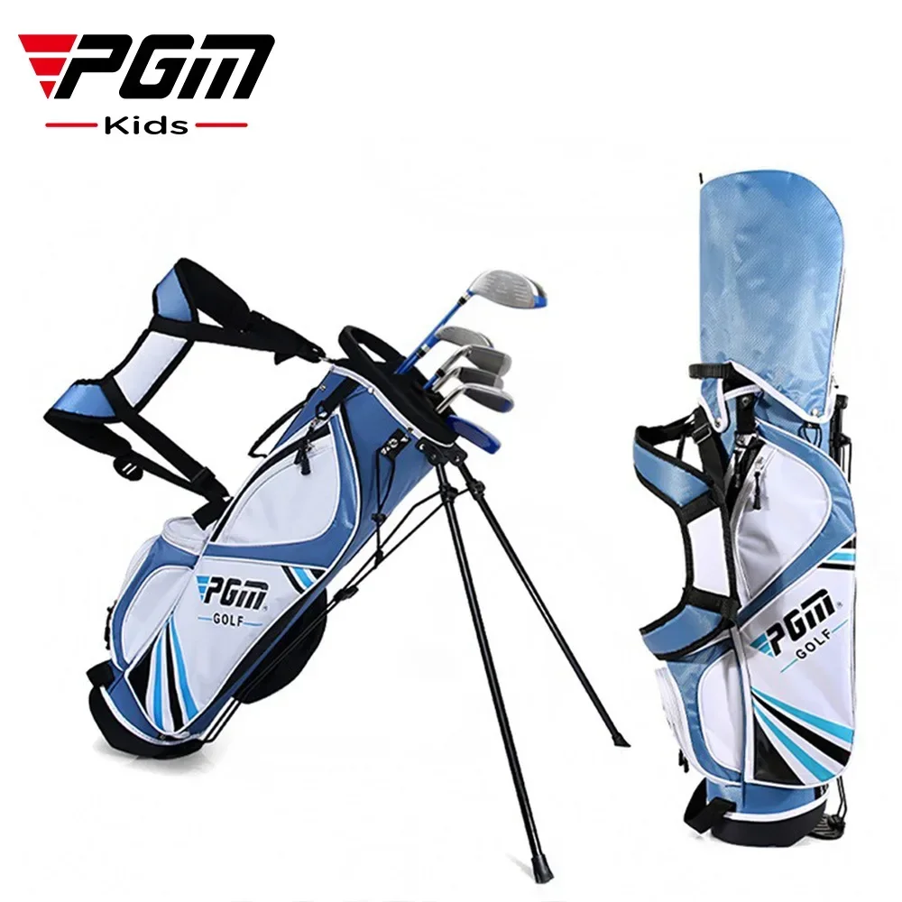 PGM Children's Golf Clubs Set Right Hand with Bag Headcover Gift Girls Boys Lightweight Irons Putter Swing 95-155cm Kids JRTG006