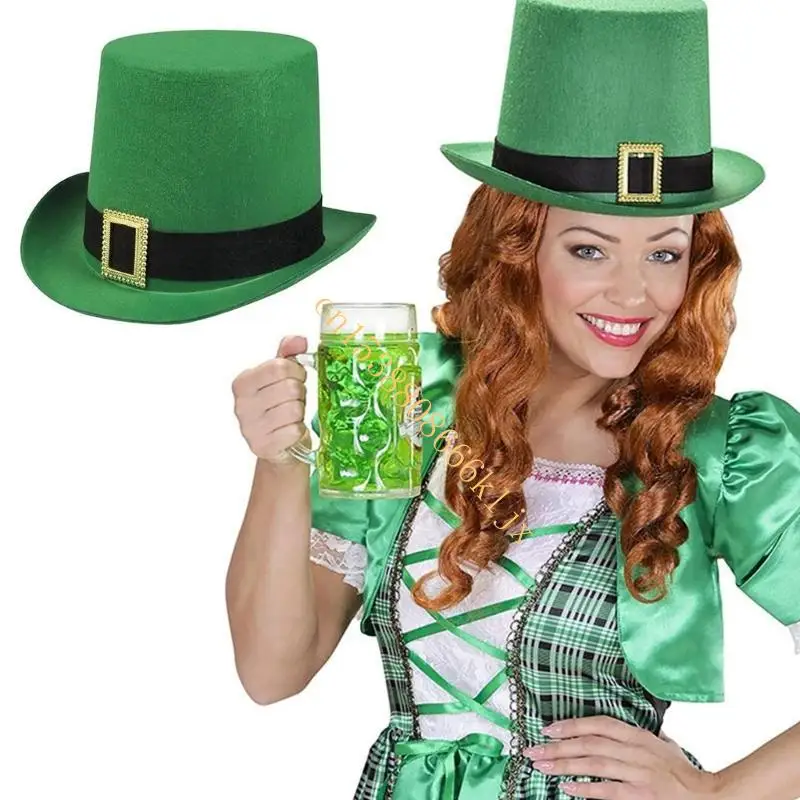 

Bowler Top Hat Top Hat Pork Pie Hat Irish Leprechaun Hat Magician Top Hat 066C