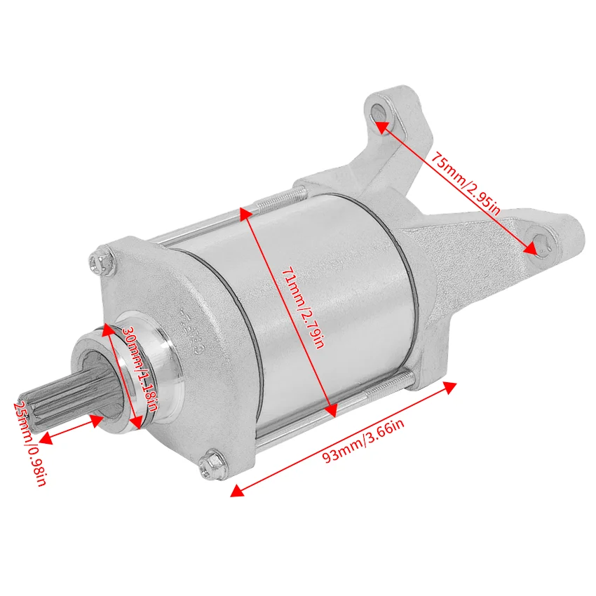 Motorcycle Starter Motor For Suzuki SV650 ABS SV650S SFV650 ABS Gladius DL650  V-Strom OEM：31100-19F10  Moto Durable Accessories