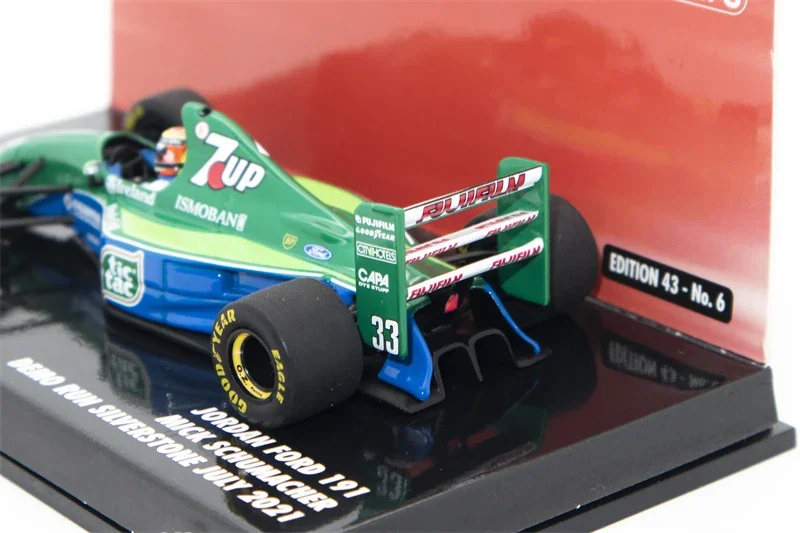 MINICHAMPS 1:43 2021 FORD 191 - MICK SCHUMACHER - DEMO RUN SILVERSTONE JULY Model Car