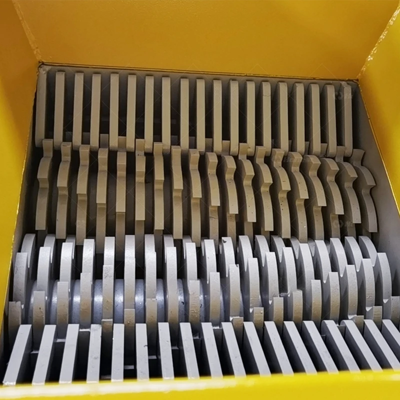 Klein model plastic mini lichte metalen versnipperaar Hine