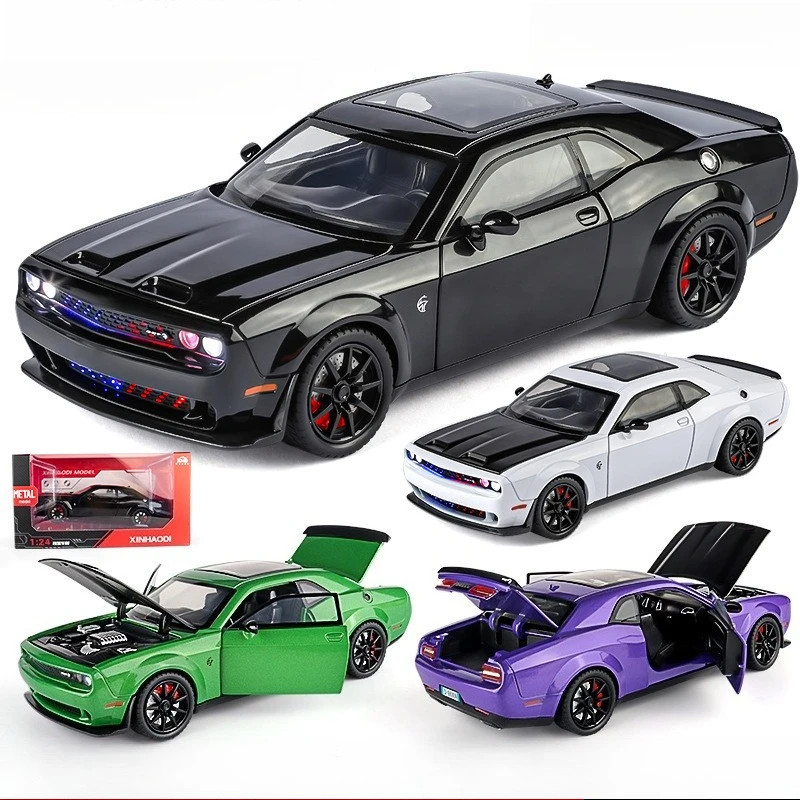 

1:24 Hellcat Alloy Car Model Ornament American Muscle Car Super Sports Car Collection Boutique Toy Car