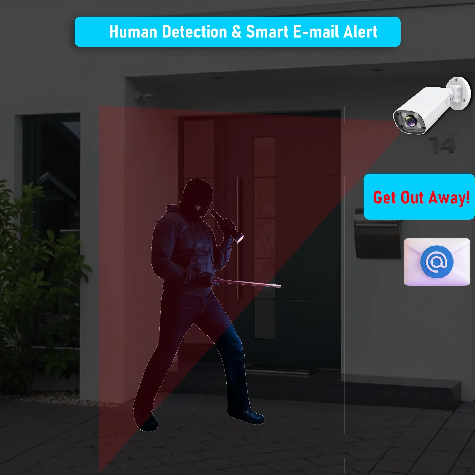 Poe Security Camera System with 2 Way Audio 8MP Color Night Vision Security Outdoor CCTV IP NVR H.265 P2P Set Speaker System