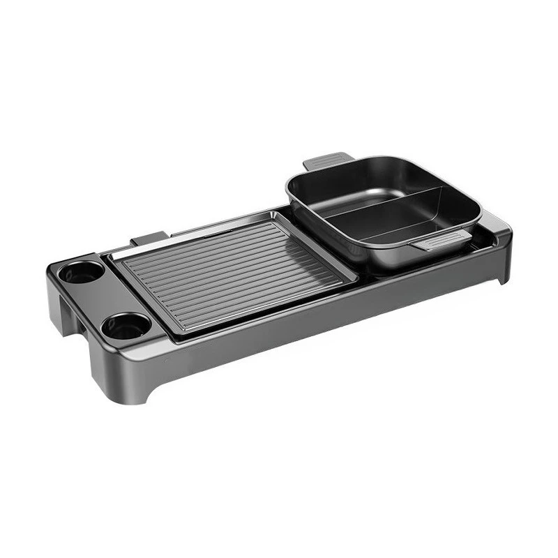Spot Household Barbecue Electric Grill Barbecue Electric Barbecue Machine Hot Pot Grill Shabu Integrated Pot