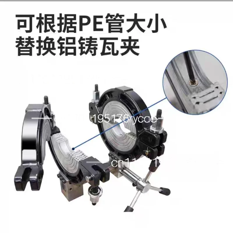 Manual frame hot melter, siphonic butt welded socket bracket, same-level drainage tightener, pipe tightener heat