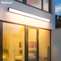 Modern Waterproof Long Strip Wall Lamp IP65 Outdoor LED Wall Lights Garden Villa Porch Courtyard Sconce Light Outdoor Lighting