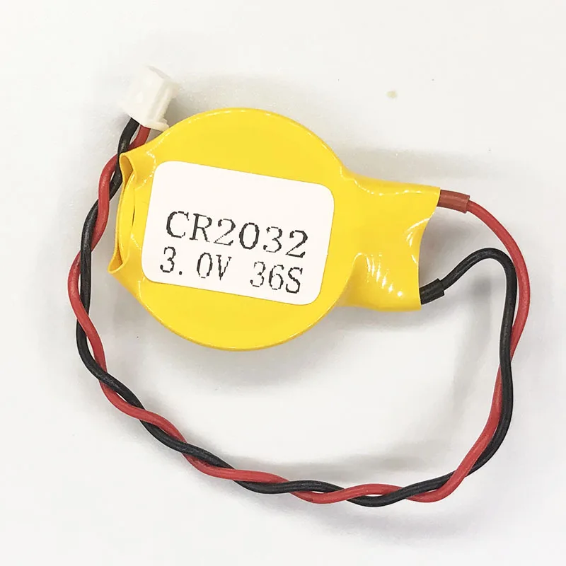 1 шт./партия, литиевая батарея CR2032W CR2032 2032 с линейной вилкой 1,25, BIOS coms