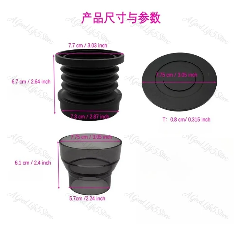 A04V Coffee Grinder Single Dose Hopper Coffee Grinder Bean Warehouse Blow to Clean for GEMILAI 9015A/9012 Coffee Accessories