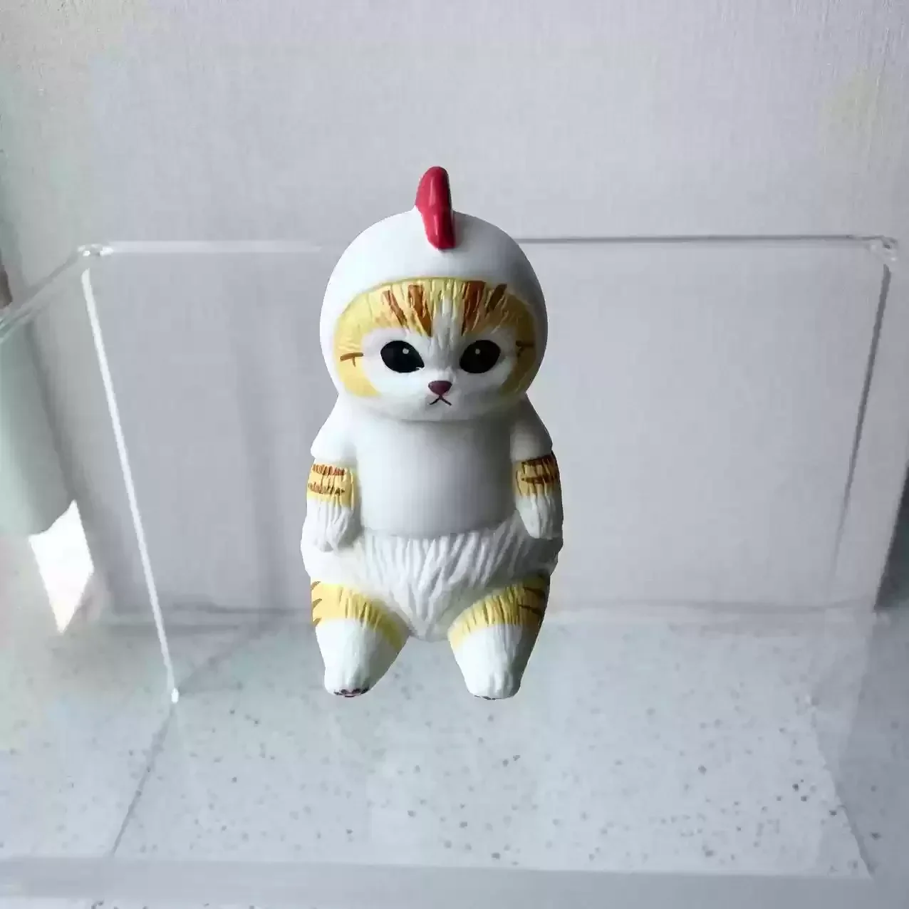 Bulk ACTION FIGUUR Speelgoed Leuke Katten Serie Gacha Speelgoed Haai Stijl Creatieve Figuur Model Ornamenten Nieuw