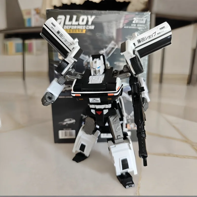 

В наличии: Модель автомобиля-трансформера Initial D AE86 1:32 из сплава, имитация фигурки Кинг-Конга, детская игрушка, коллекционный подарок