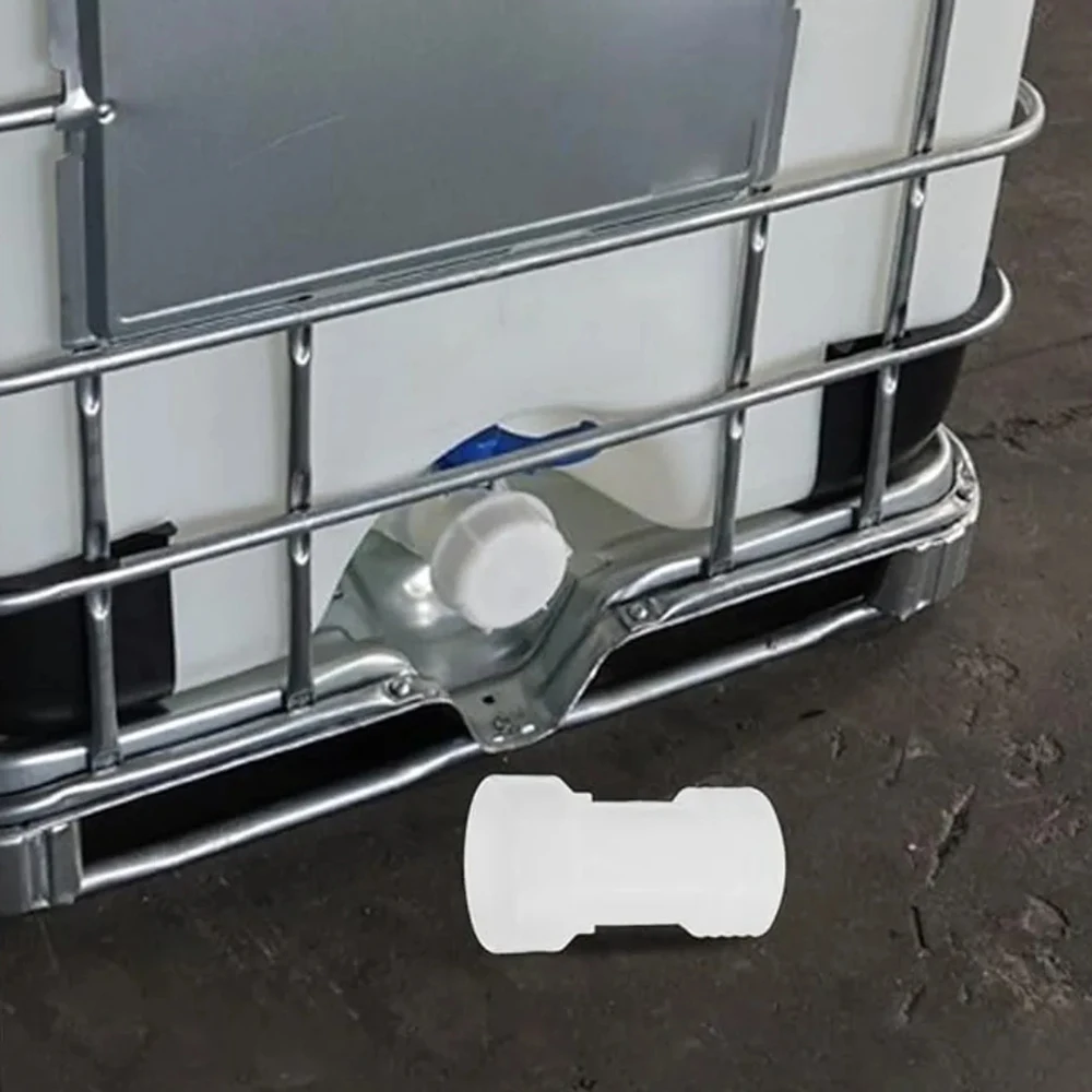 2 قطعة S60 * 2 ملحقات غسيل السيارات IBC محول خزان المياه أنبوب تمديد بلاستيكي المواضيع الداخلية والخارجية 57 مللي متر DN50 2 '' #4