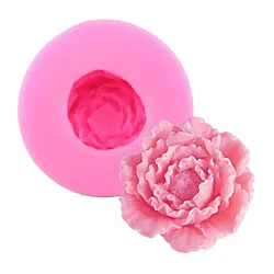 3D Peony Flower Silicone Soap Molds Candle Molds Peonies  Clay Mould Silicone Jello Sugar Cake Decorating Chocolate Fondant Mold