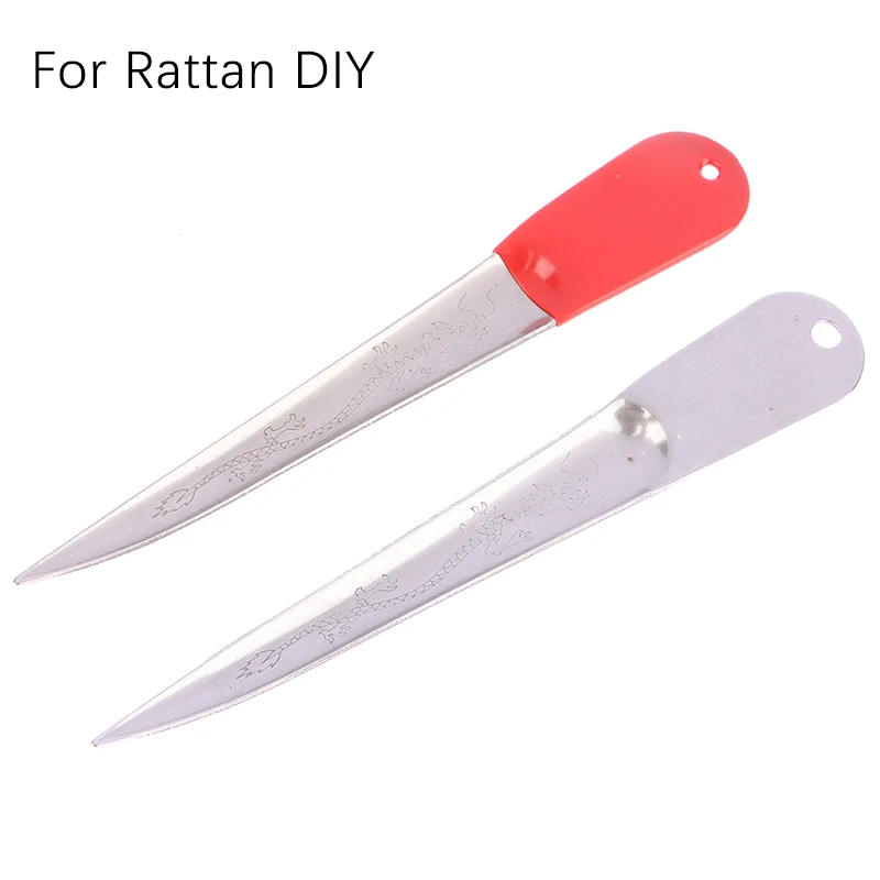 DIY Pry Cutter Tool Stainless Steel Needle Weaving Rattan Chair Basket Furniture Work Blade Repairing Tools