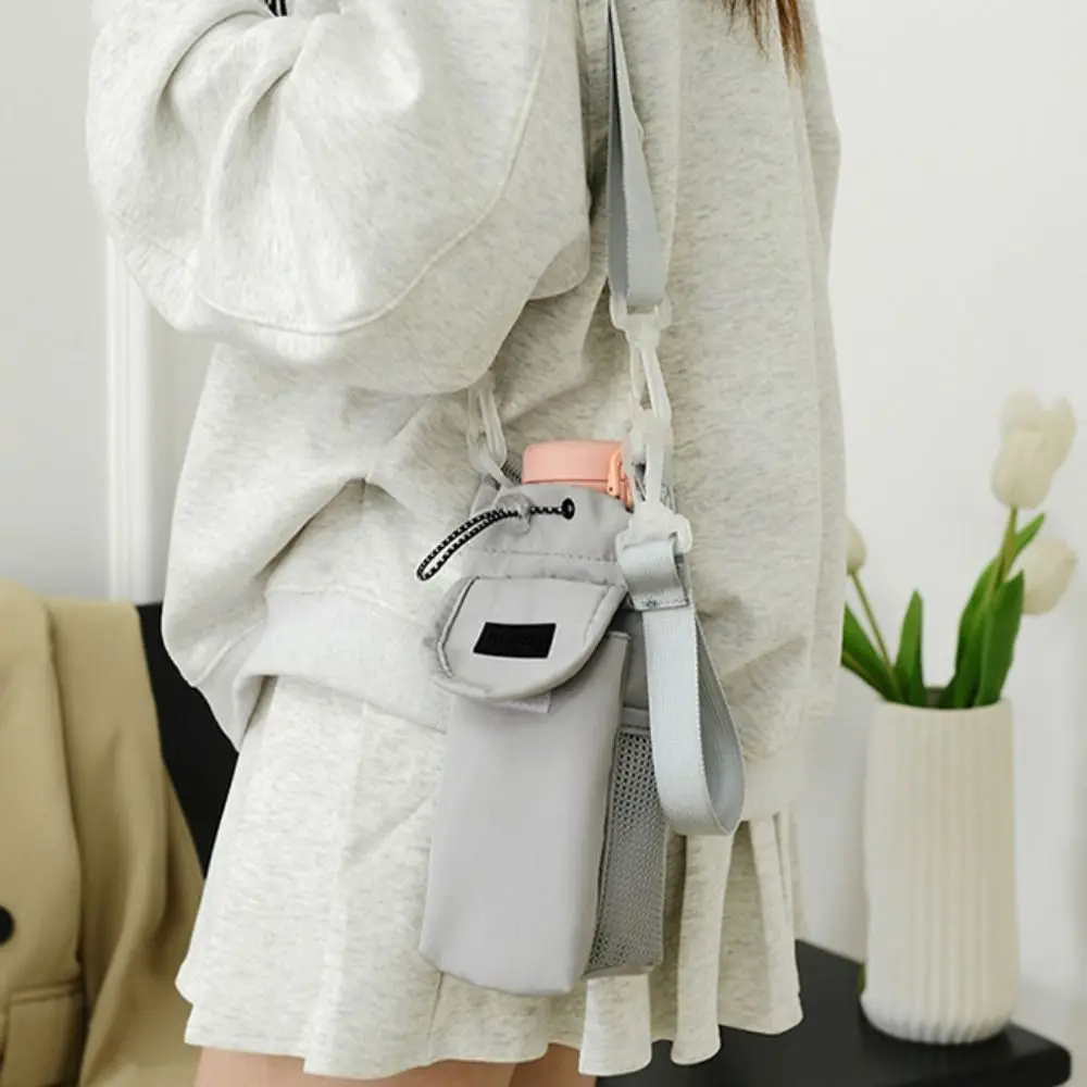 

Multi-functional Water Bottle Carrier Bag Shoulder Strap Waterproof Crossbody Water Bottle Purse with Phone Pocket