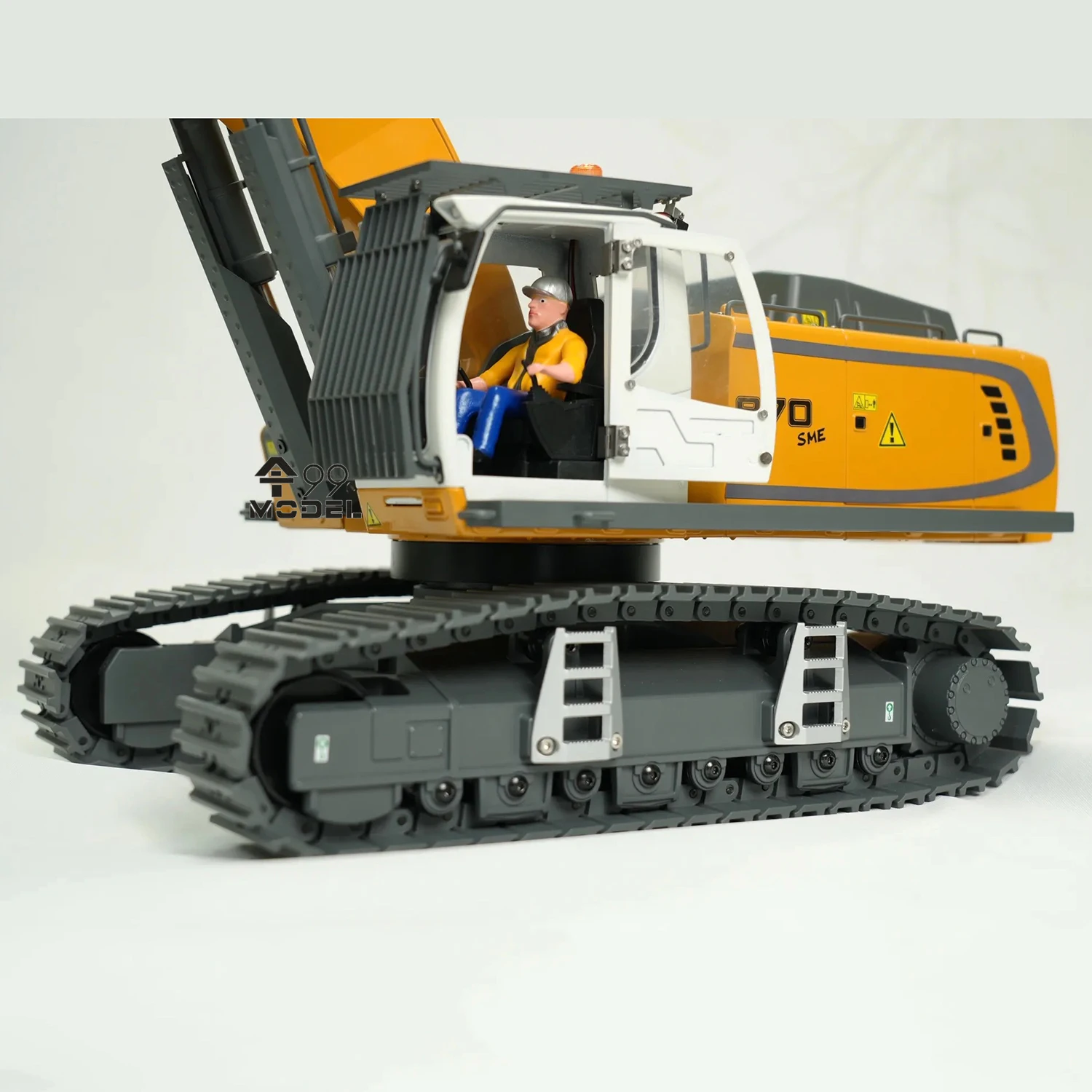 KABOLITE K970 سبيكة حفارة 1/18 K5901 RC حفارة لعبة مجسمة كهربائية مع نظام الإضاءة التحكم عن بعد نماذج من الشاحنات اللعب