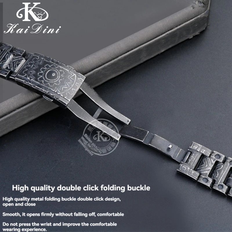 For Casio DW5600 DW-5600 GW-B5600 Modified Retro Vintage Indian Style Carved Metal Watch Case Strap Watchband Shell Bezel