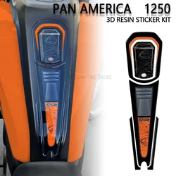 PanAmerica 1250 2023 Kit di protezione per serbatoio adesivo in resina epossidica gel 3D per Harley Davidson Pan America 1250 2020-2023