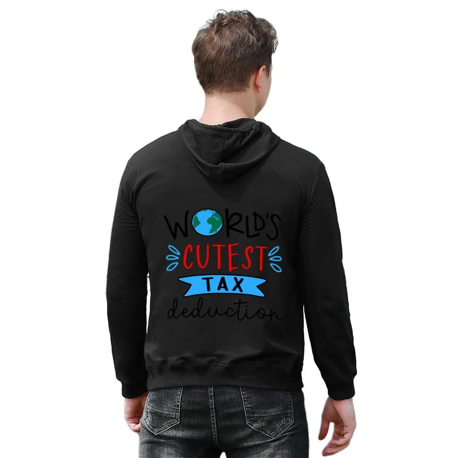 World's Cutest Tax Deduction Hoodie men wear autumn men's clothes male clothes oversized hoodie