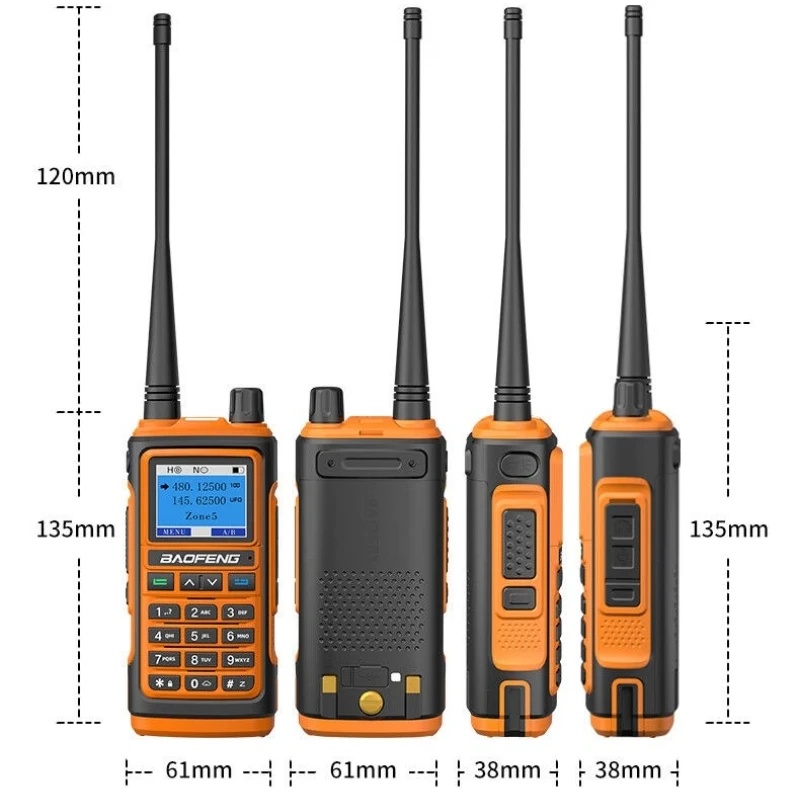Baofeng High Quality Walkie-talkie New Outdoor Direct Charge One-click Frequency Adjustable Frequency Mountaineering Intercom