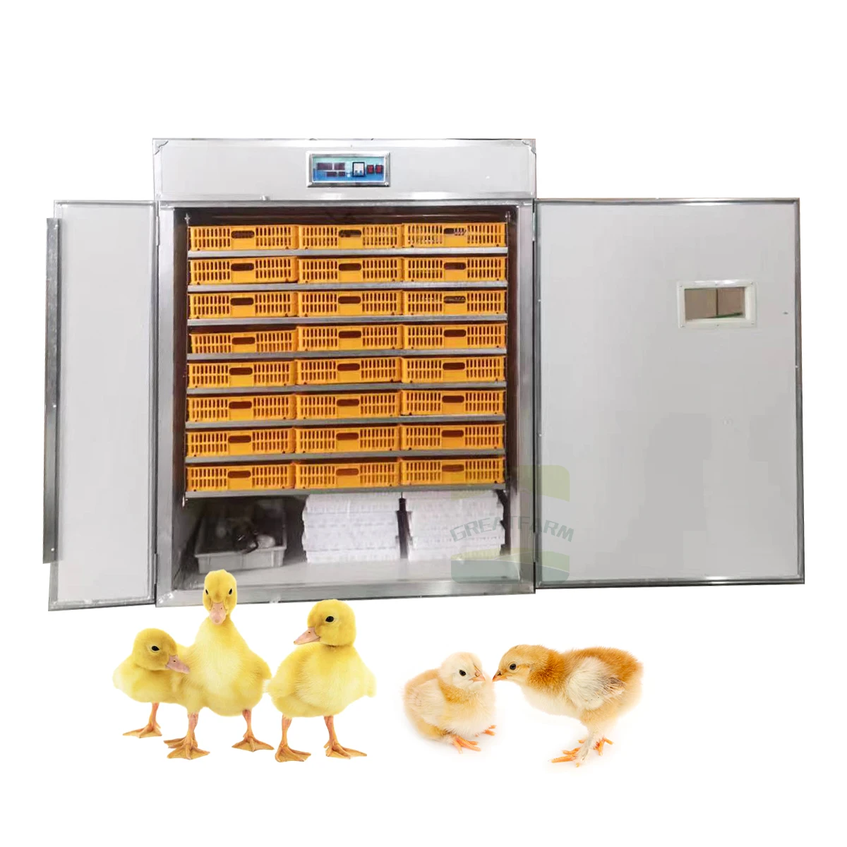 Automatic Poultry Egg Incubator Hatching Eggs For Chicken Duck Goose Quail New With Motor 220V