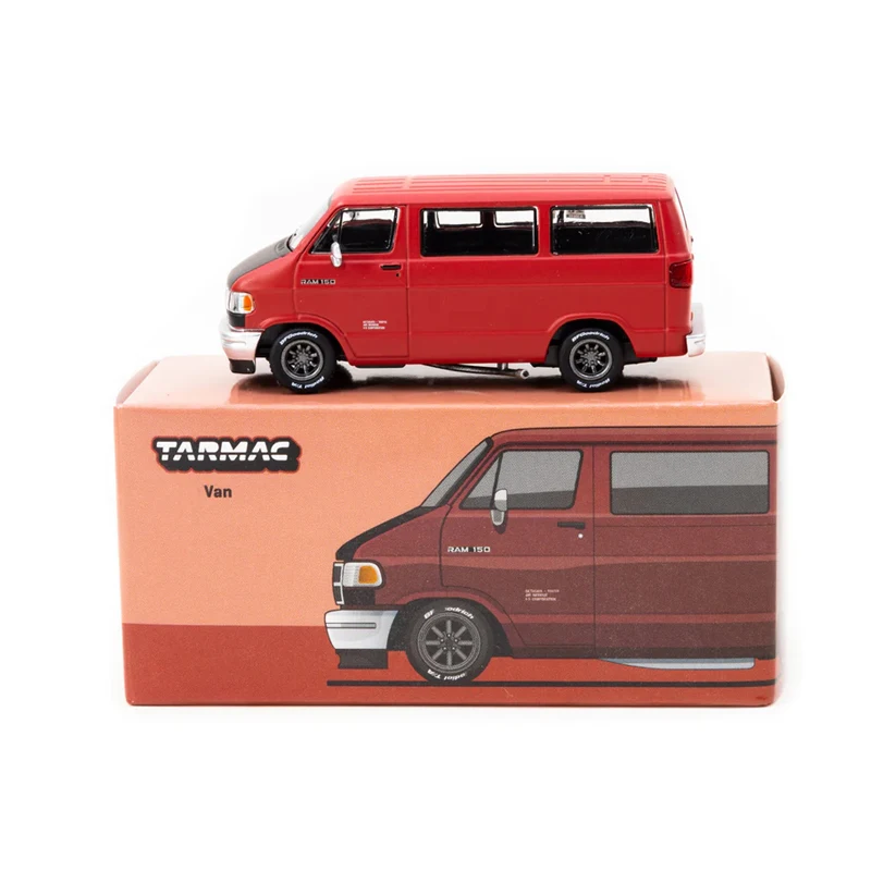 TW 1:64 Tarmac Works  Van Red alloy car model