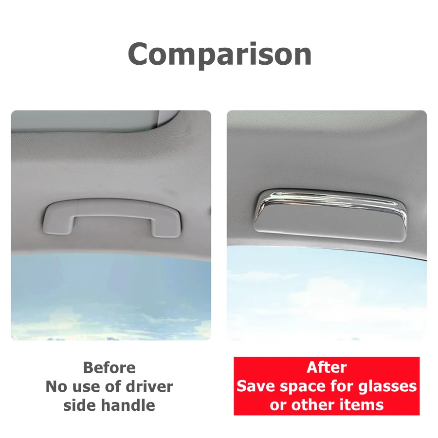 ABS نظارات النظارات الشمسية حامل لشركة فولكس فاجن ID.4 ID.3 ID.6 2020-2025 ID4 كروز القوالب الداخلية انتزاع مقبض صندوق تخزين #4