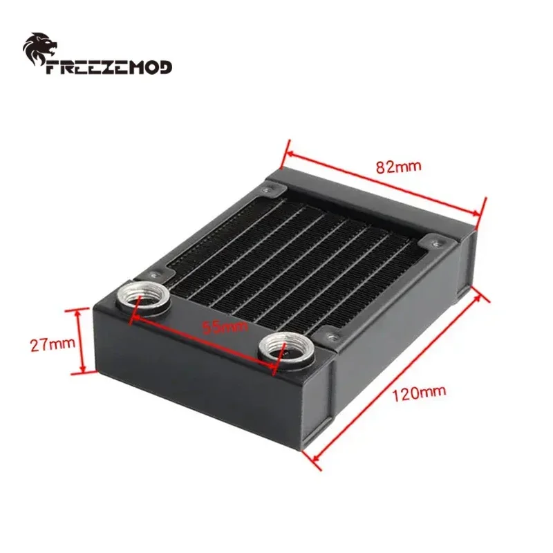 

Watercooler Aluminum Heatsink,80/160 Radiator Small Liquid Cooler Row for Medical Printing Laser,Match 80mm Fan SR-L