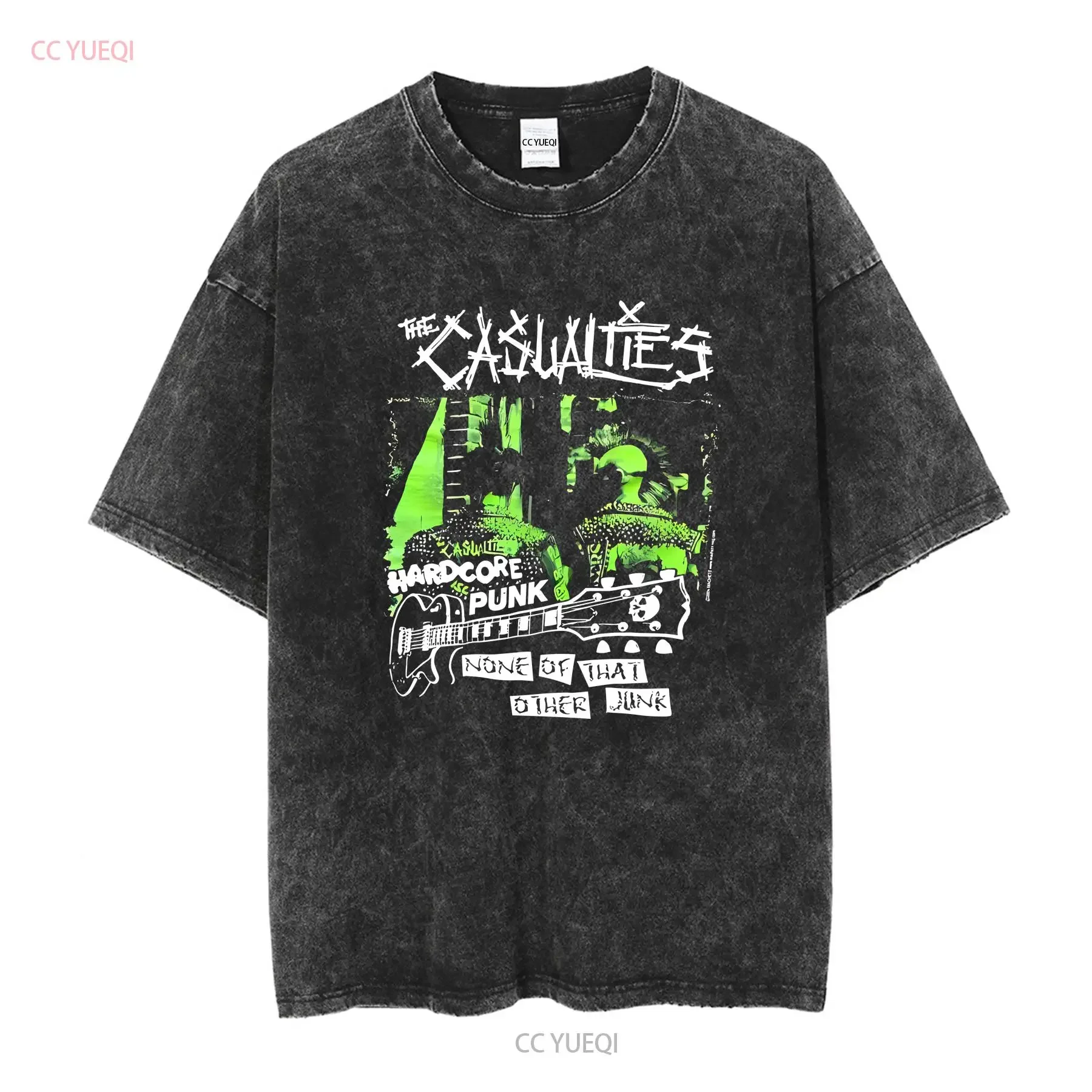 Rare The CASUALTIES T Shirt STREET PUNK gift for fan TE7729 long or short sleeves vintage Washed Unisex Casual Comfortable Soft