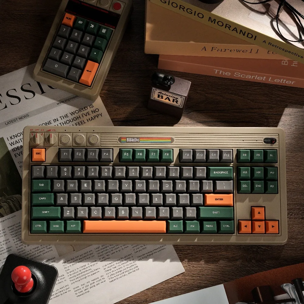 Forest Island Keycap Set 140key Custom Retro Silent Silicone Keyboard Cap Cherry Profile Gaming KeyCap for Mechanical Keyboard