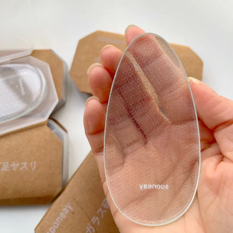 Nano Szklany Pilnik do Stóp Usuwający Martwy Naskórek Przenośny Skrobak do Stóp dla Gładkich Stóp Narzędzie do Domowego Pedicure