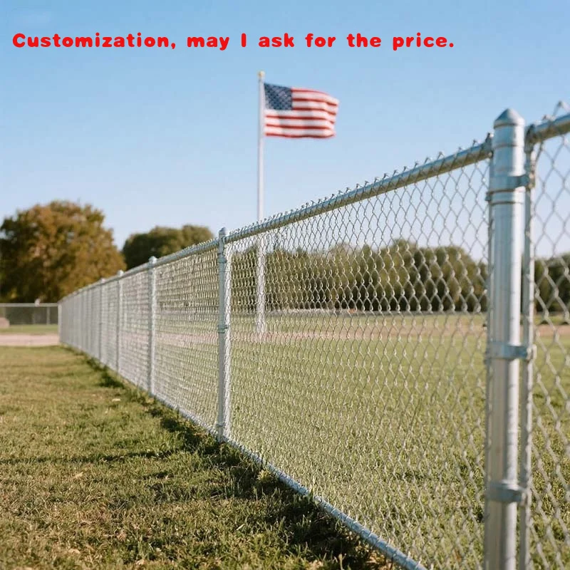 

custom.Hot selling factory direct price support custom galvanized chain link fence farm, stadium, yard, etc