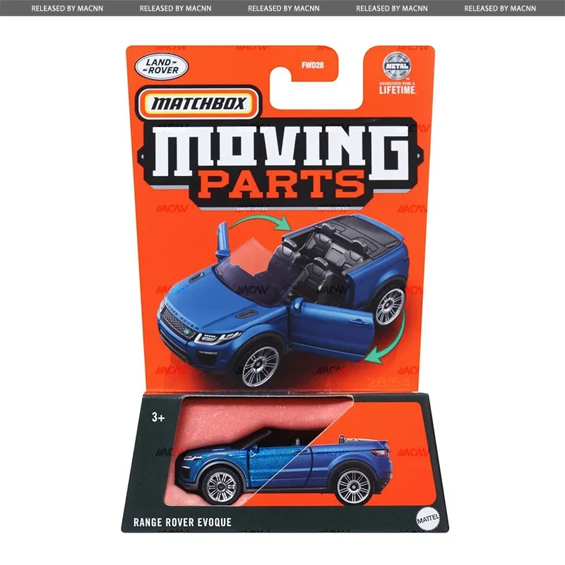 2024 Mattel Matchbox Moving Parts 1992 BUIck RANGE Opel mokka Fwd28-Q Chevy Blazer Ev Taycan Gts Model Metal Car Toy Gift