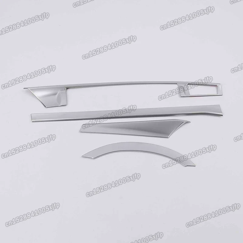 matt silver car dashboard central console air vent strip chrome for toyota corolla 2014 2015 2016 e170 interior accessories