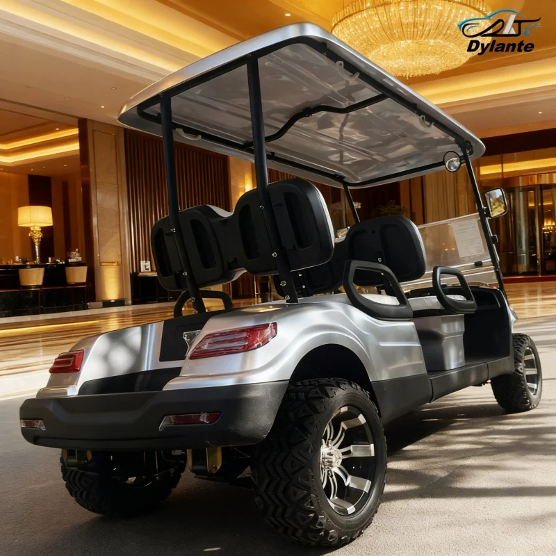 حار بيع عربة جولف كهربائية في الهواء الطلق 4 مقاعد نادي الركاب سكوتر للبيع في الولايات المتحدة الأمريكية وكندا سيارة كهربائية لملعب الجولف #6