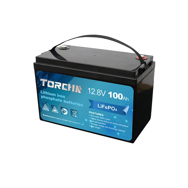 تخزين الطاقة المنزلية بطارية ليثيوم سعة كبيرة 100AH تخزين الضوئية بطارية LiFePO4 في حالات الطوارئ #1
