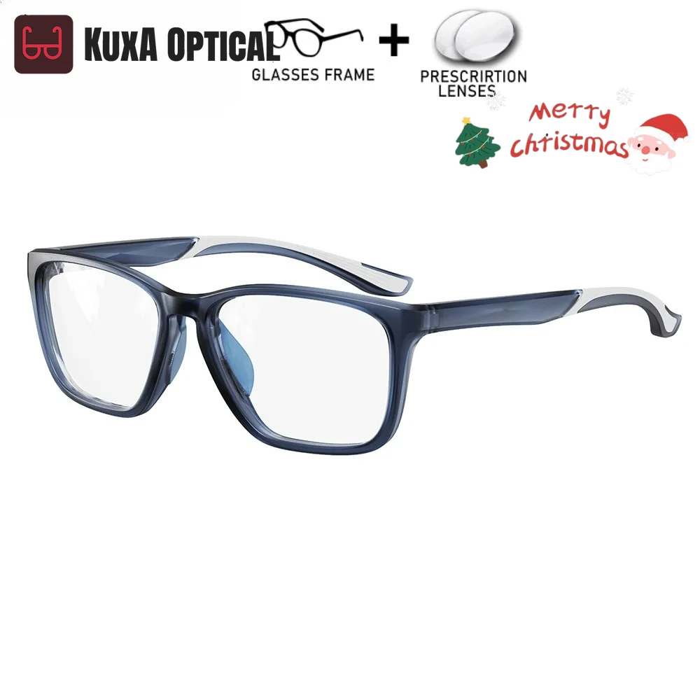 KUXA الرياضة الدراجات وصفة طبية النظارات البصرية وصفة قصر النظر العدسات الرجال النظارات TR90 العين UV الاستقطاب النظارات الشمسية Outdoo