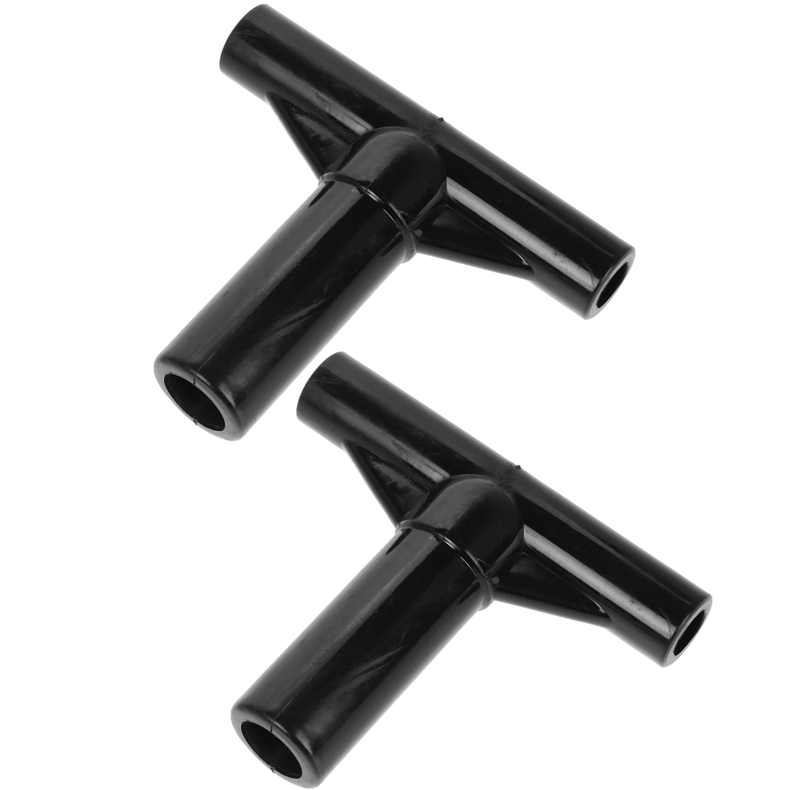 

2 Pcs T Shape Connector Trampoline Parts Plastic Sleeve Replacement Tube Connector Pipe Joint Trampolines Fitness
