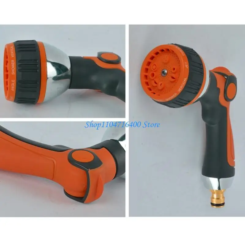 y1gd Thumb Controlled Sprayed Guns 10 Water Flows Modes Ergonomic Handle Universal Hose Connection For Vehicle Maintenance