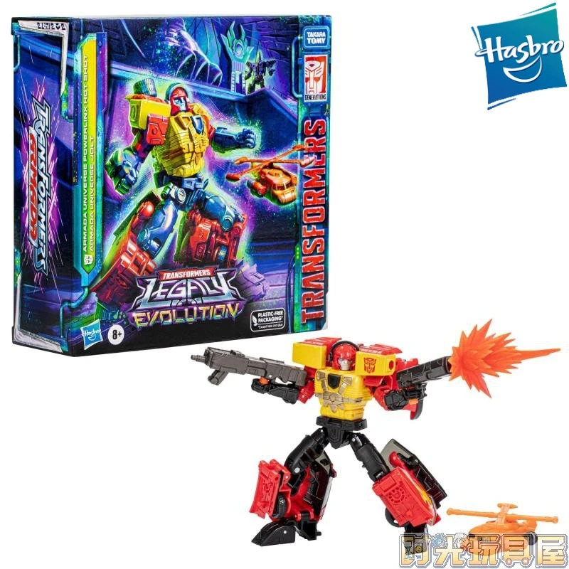 

In Stock Hasbro Transformers Legacy Armada Universe Powerlinx Hot Shot & Minicon Jolt Deluxe Collection Action Figure Toys Gifts