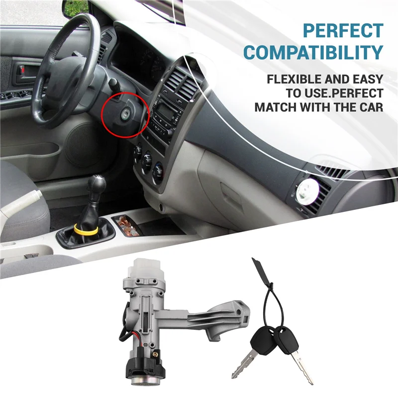 

Precisionn Car Ignition Switch Lock Barrel Cylinder With Keys 819002FB00 For Kia Spectra 2005-2007 Car Accessories