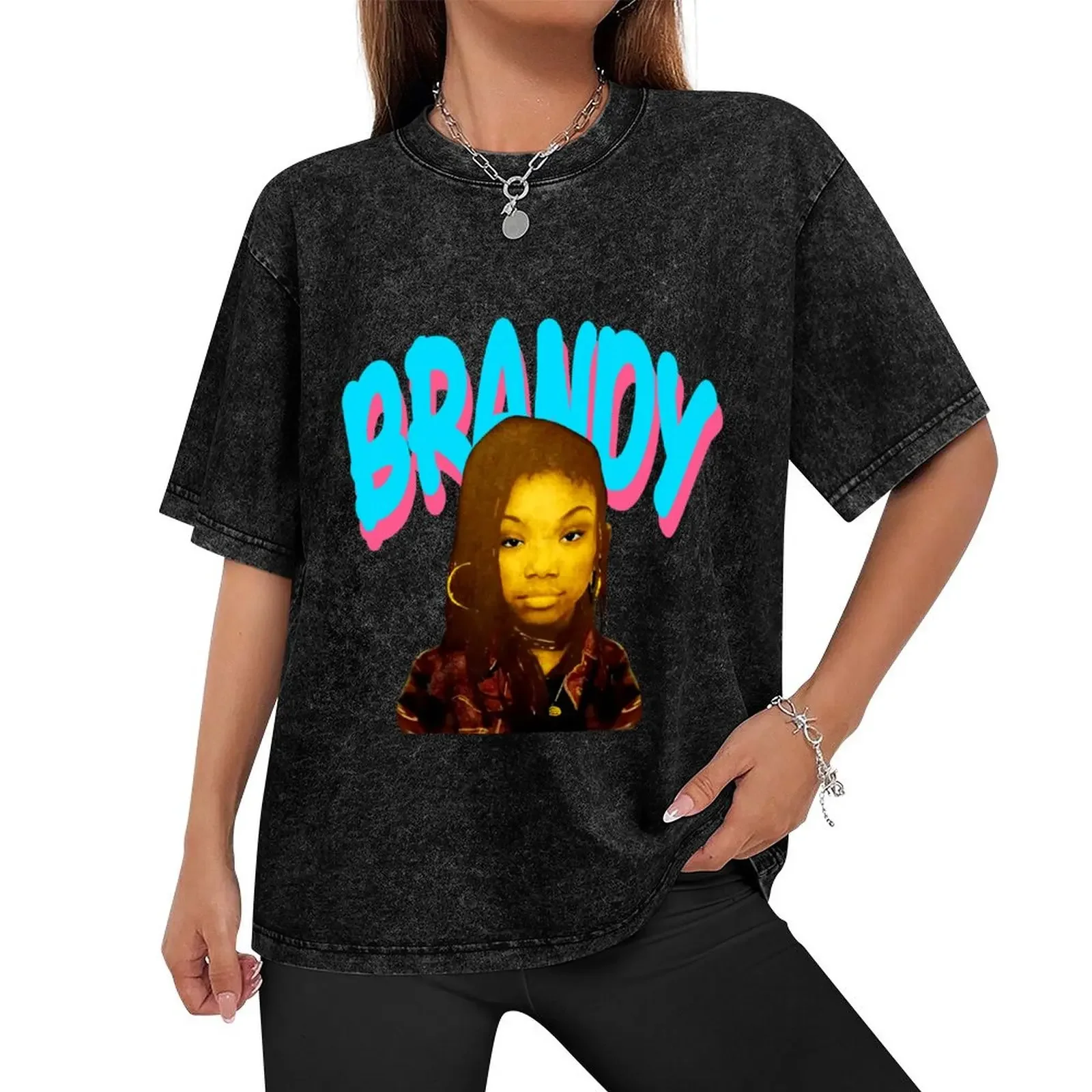 1994 Brandy Vintage I Wanna Be Down Era Moesha T-Shirt plus size tops anime stuff new edition tops funny t shirts men