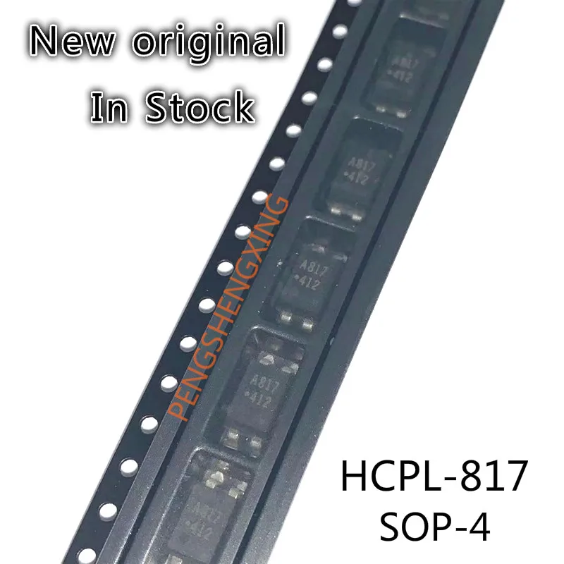 10PCS/LOT   HCPL-817-50BE A817 SOP4  Photoelectric coupling chip