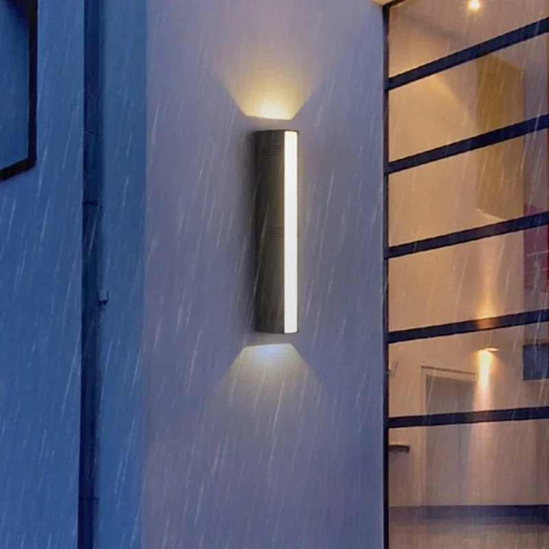 

Outdoor Waterproof Wall Light Modern Simple Led Lights Background Bedroom Room Decor Aisle Exterior Garden Decorative Wall Lamp
