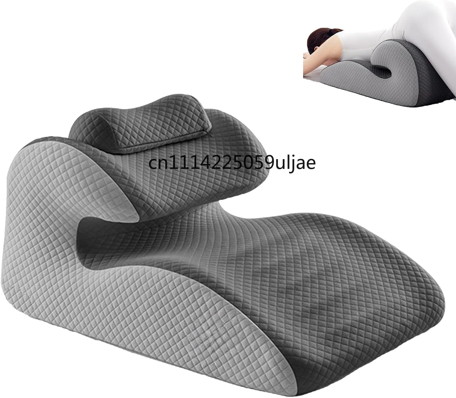 

Natural Latex Wedge Pillow for Adults & Couples Ergonomic Multi-Position Support for Back Pain Relief,Side-Lying Relaxation