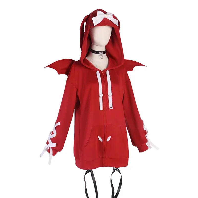 Needy Streamer Overload Hoodie para Mulheres, Overload Ame Rain KAngel, Roupas de Festa de Natal, Cosplay Halloween, Tamanho Personalizado