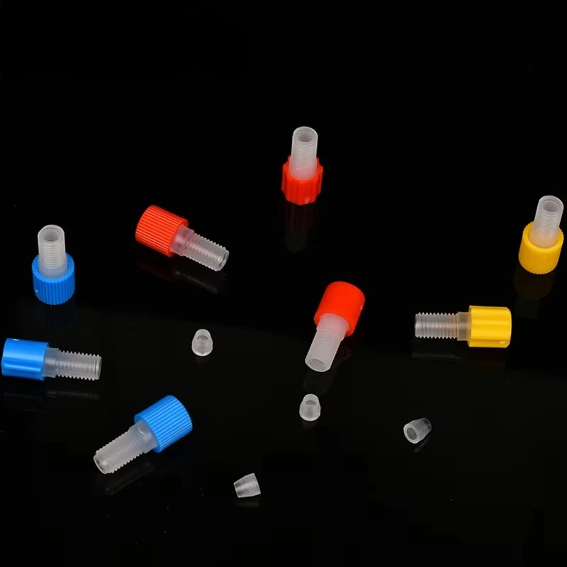PP or PTFE Hand-tight Fitting Rigid Fitting Pre-torque Flangeless Fitting -two-piece Set for Industrial Use