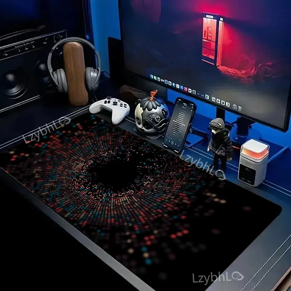 الإبداعية مجردة الفن ماوس الوسادة XXL Esports مكتب مكتب للحاسوب شخصي حصيرة لعبة الملحقات ماوس المطاط المضادة للانزلاق HD الألعاب DeskMat