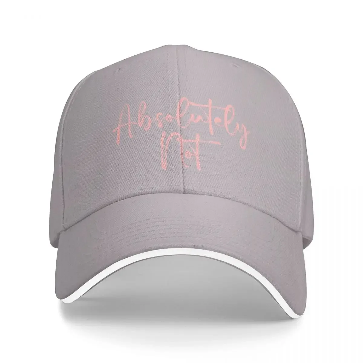 Absolutely Not (Sticker) Baseball Cap Hat Man Luxury Beach Hat Hat Women Men'S