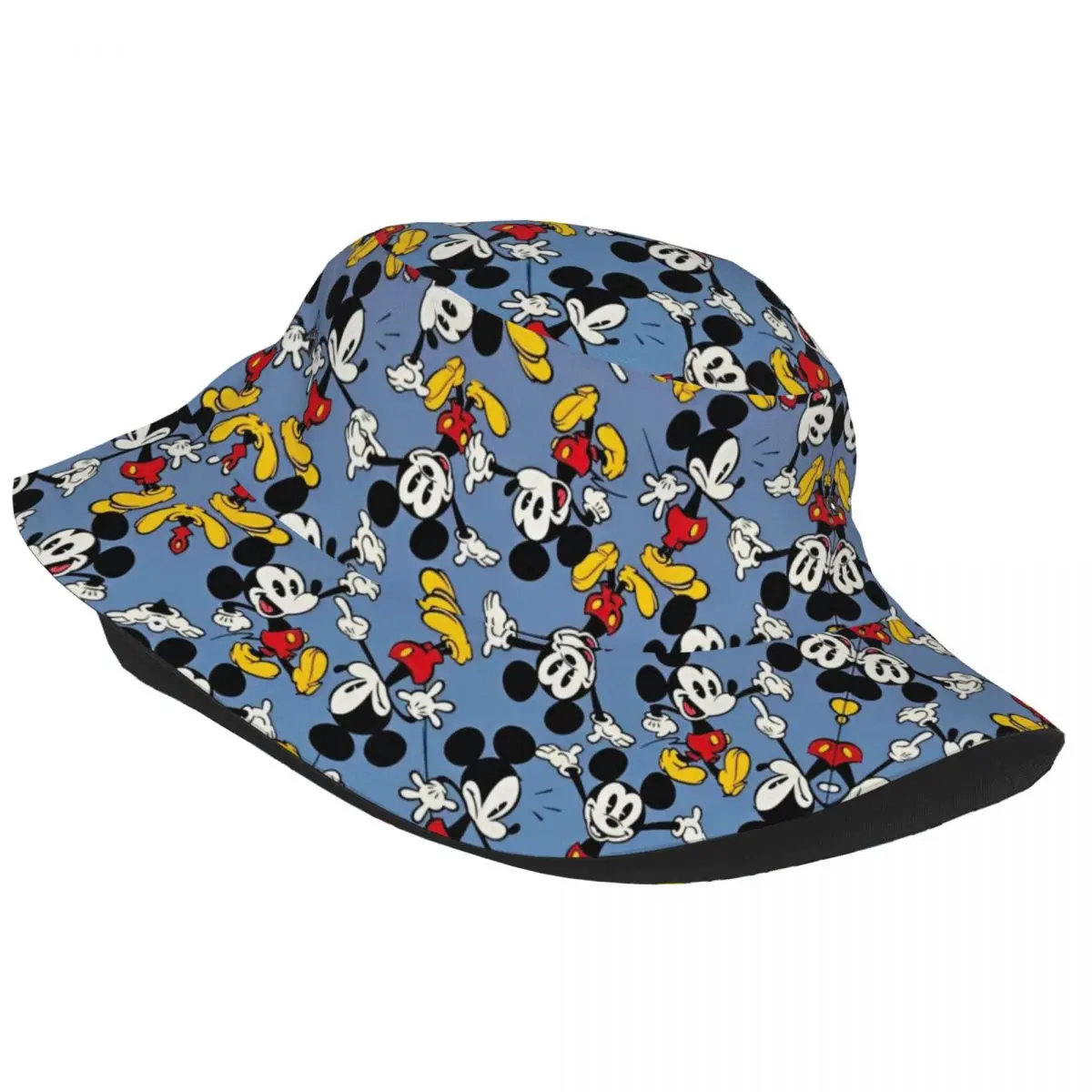 Mickey Mouse Bucket Hats for Girl Summer Vocation Bob Hat for Camping Caps