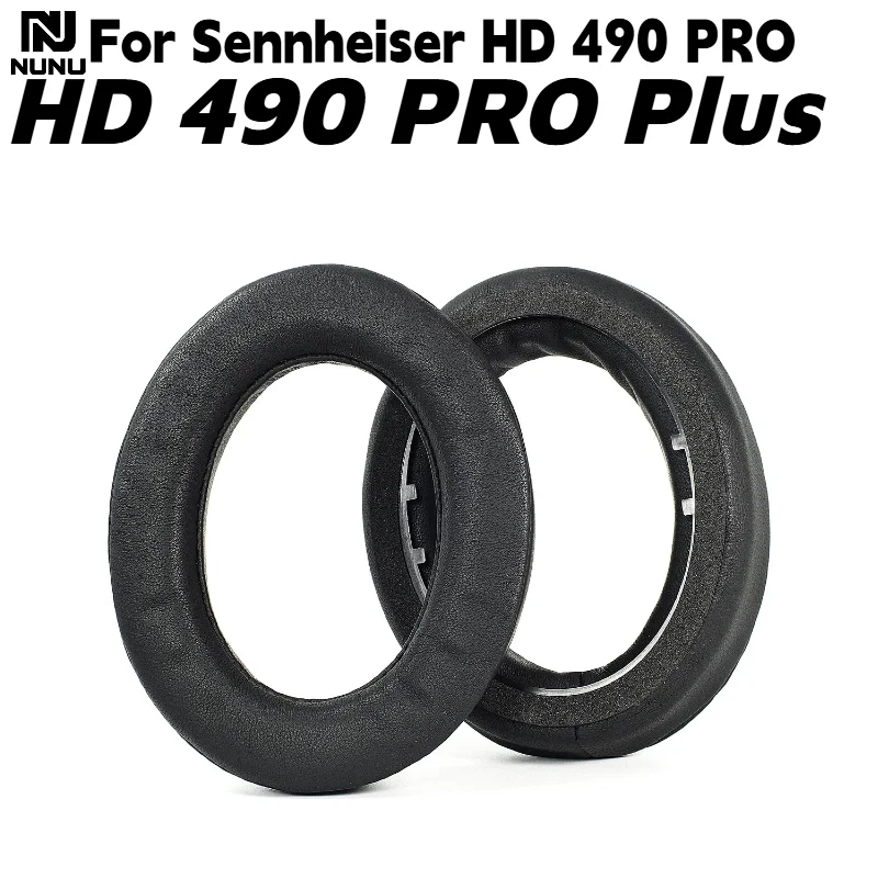 Replacement lambskin Ear Pads With buckle/Head beam cushion For Sennheiser HD 490 PRO/HD 490 PRO Plus Headphone repair parts view 6